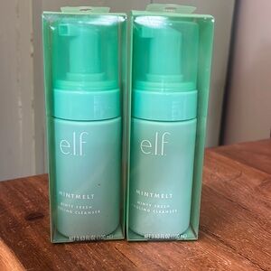 New • 2 Bottles • Elf Cosmetics • Mint Melt • Minty Fresh Cooling Cleanser